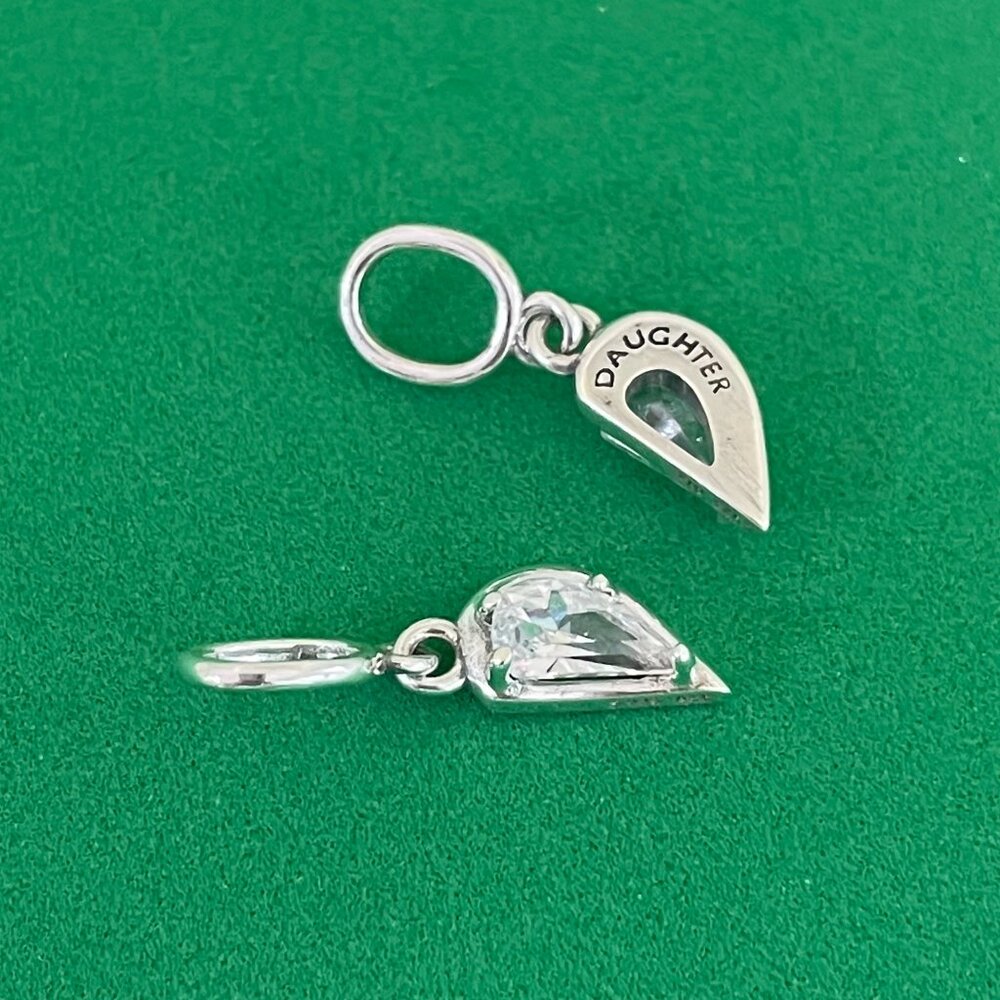 Pandora Mother & Daughter Hearts Dangle Charm